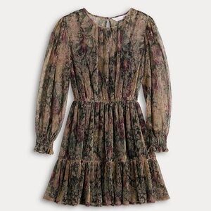 LC Lauren Conrad Floral Long Sleeve Dress